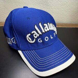 Callaway Golf New Era Adjustable Hat Blue White Mesh FT‑5 Tour Logo One Size